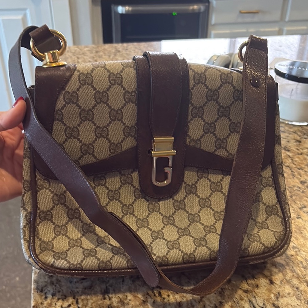 Gucci Brown and Tan Women's Bag